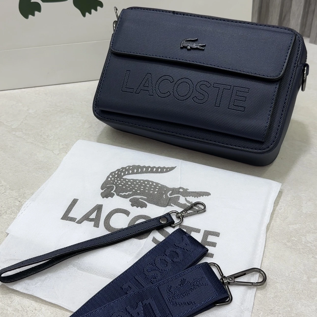 Lacoste Bleu sacoche